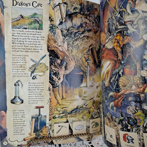 Autographed Dragon Drawing Book & Dragon Quest Fantasy Puzzle Book - Picture 9 of 12